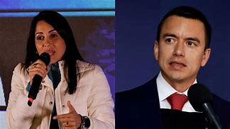 La candidata Luis González, de la línea política del expresidente Rafael Correa, alcanzó un 33,73 %, lo que no fue suficiente para llegar a la jefatura de Estado y tendrá que someterse a la segunda vuelta con Daniel Noboa, quien obtuvo un 23,73 % de la votación.
