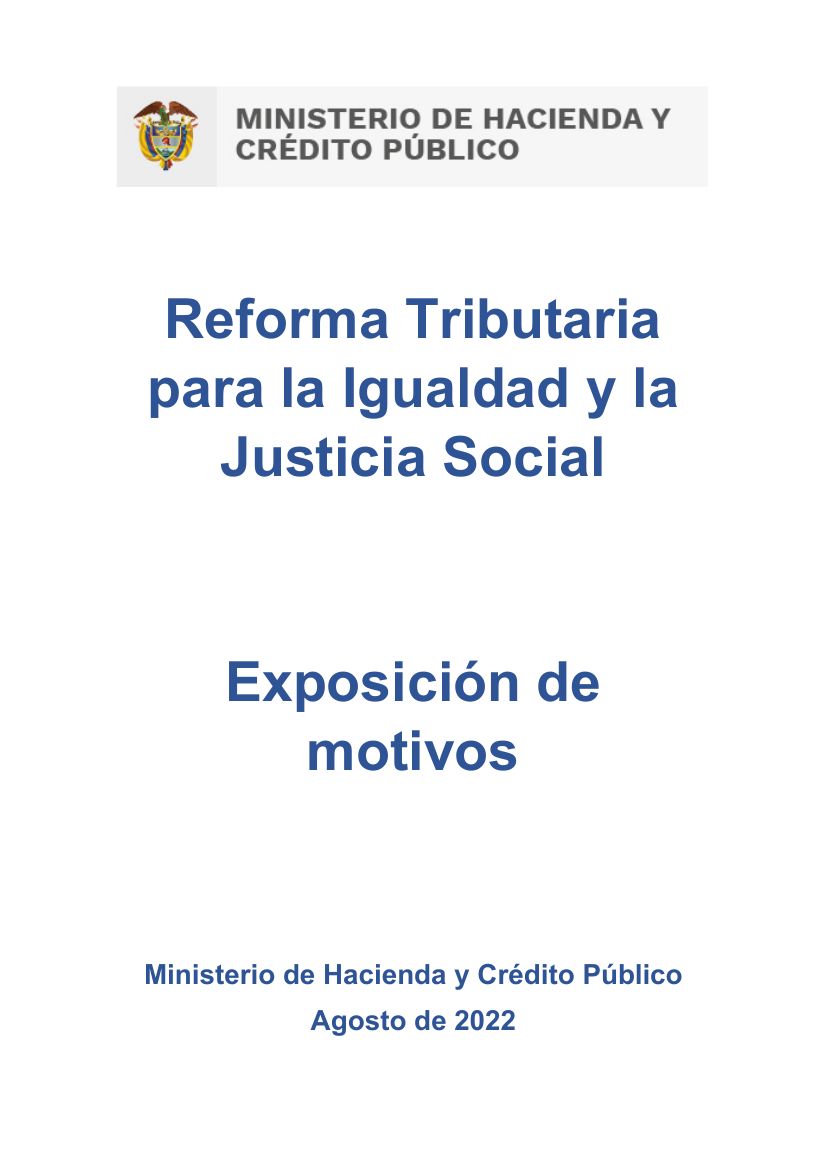 Reforma Tributaria 2023
