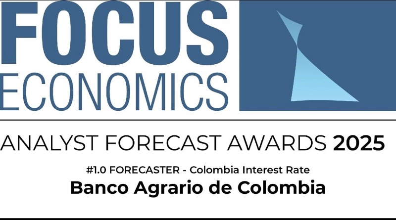Focus Economics le acaba de otorgar el premio en la Categoría Tasas de interés en el sector monetario.