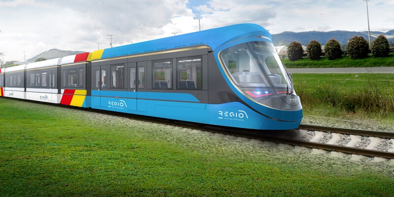 Foto: Twitter. El Gobernador de Cundinamarca, Nicolas García y la alcaldesa de Bogotá, Claudia López, radicaron la estructuración de aval técnico Regiotram del norte,