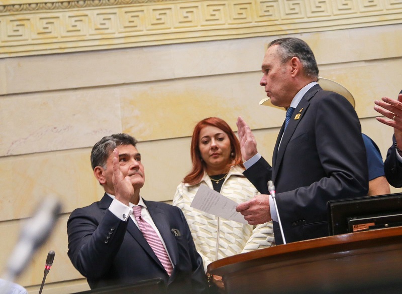 El Senado de la República eligió al exsecretario general de dicha corporación, Gregorio Eljach Pacheco, como nuevo Procurador General de la Nación, por 95 votos, de 103 registrados en la plenaria de la corporación.
