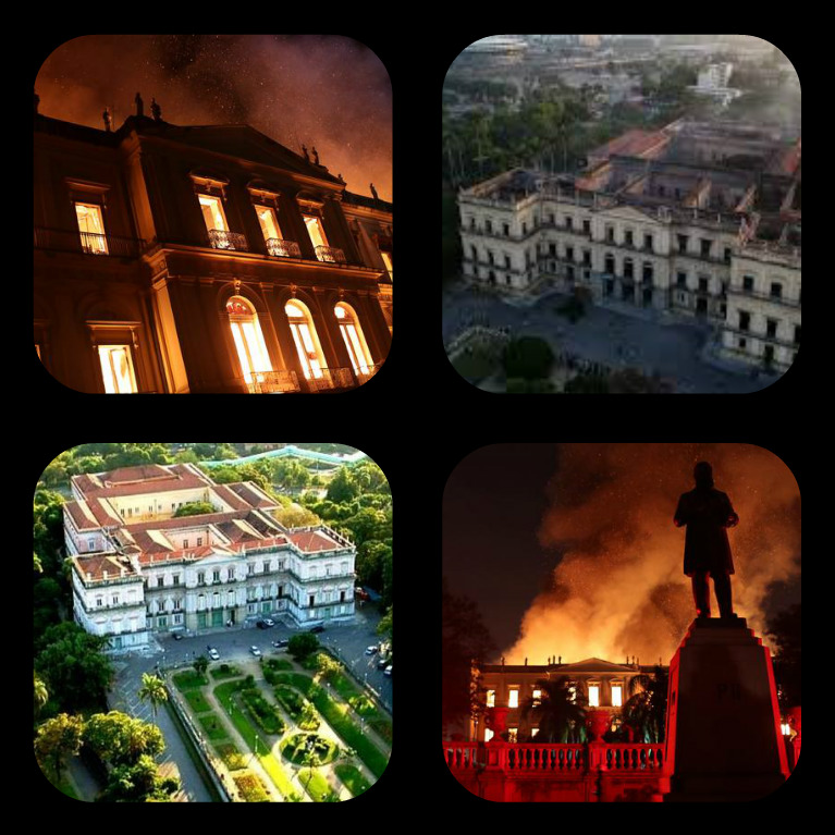 Un incendio de grandes proporciones destruyó el Museo Nacional de Río de Janeiro, el más antiguo de Brasil, el cual albergaba unos 20 millones de piezas arqueológicas y obras de arte. 