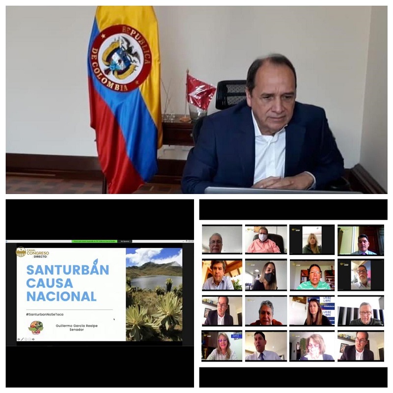 En un debate de control político el Senado de Colombia exhortó al  jefe de Estado colombiano, Iván Duque Márquez, abstenerse de adelantar cualquier actividad de mega minería en los páramos de Colombia y sus ecosistemas circunvecinos, que ponga en riesgo la  biodiversidad y conservación de esos recursos naturales del territorio nacional.