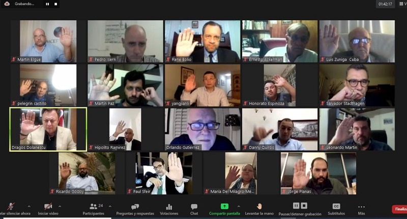 Más de 30 representantes de partidos políticos y de organizaciones no gubernamentales, congresistas, exdiplomáticos y académicos de numerosos países del continente se reunieron de forma  virtual, para celebrar la asamblea fundacional del Frente Hemisférico por la Libertad (FHL).  