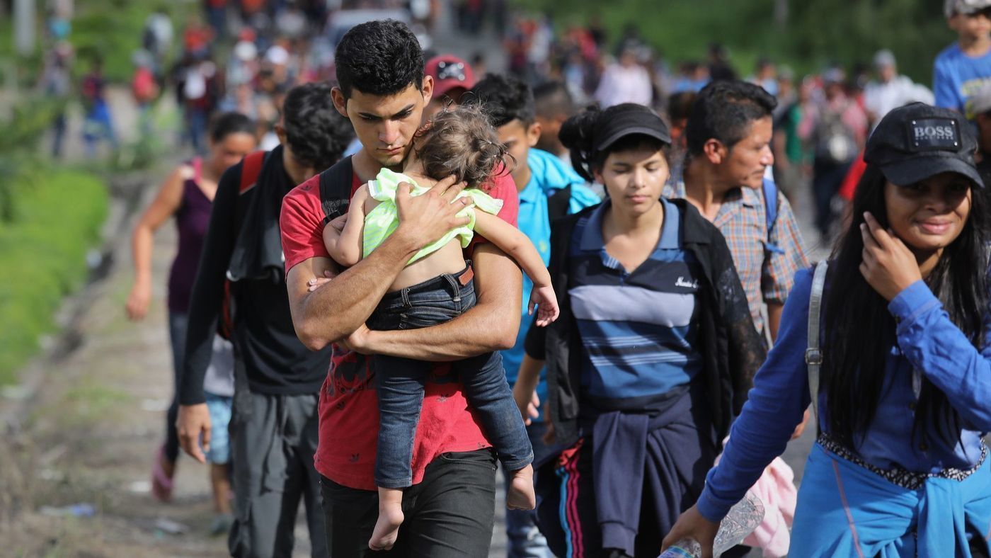 La Caravana de Migrantes centroamericanos se ha dividido entre los que han decidido pedir asilo en México y los que continúan hacia el norte, hacia EE.UU.