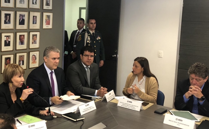 El Presidente Iván Duque Márquez llegó de Europa con un optimismo en materia laboral: que el salario mínimo para el 2019 se establezca mediante  concertación con los sectores que tienen que ver con el tema.