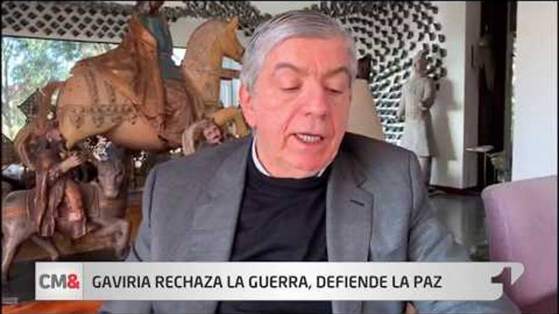 Gaviria afirma que se ensombrece el cumplimiento del acuerdo de paz
