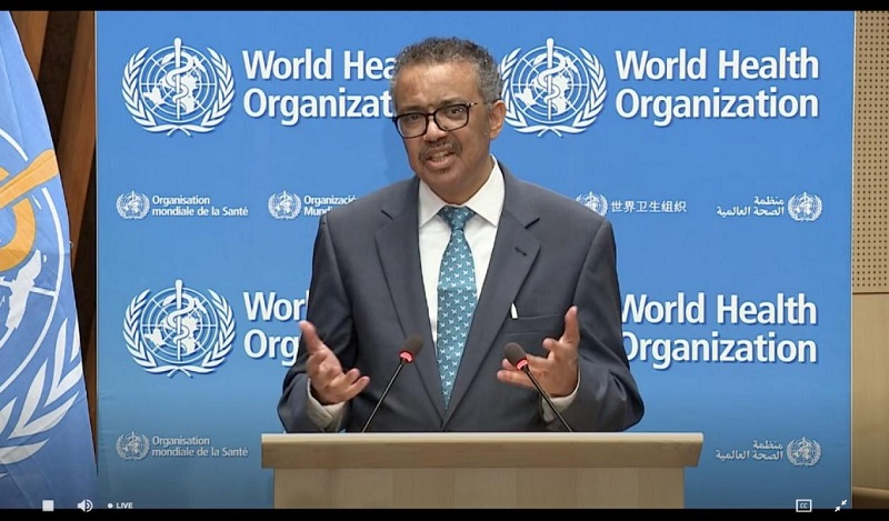 El director del máximo organismo de la salud del mundo, Tedros Adhanom Ghebreyesus, exhorto a los presidentes de todas las naciones del planeta a "mover cielo y tierra" para "garantizar un acceso equitativo a las pruebas diagnósticos, terapéuticas y futuras vacunas" contra el Covid-19.