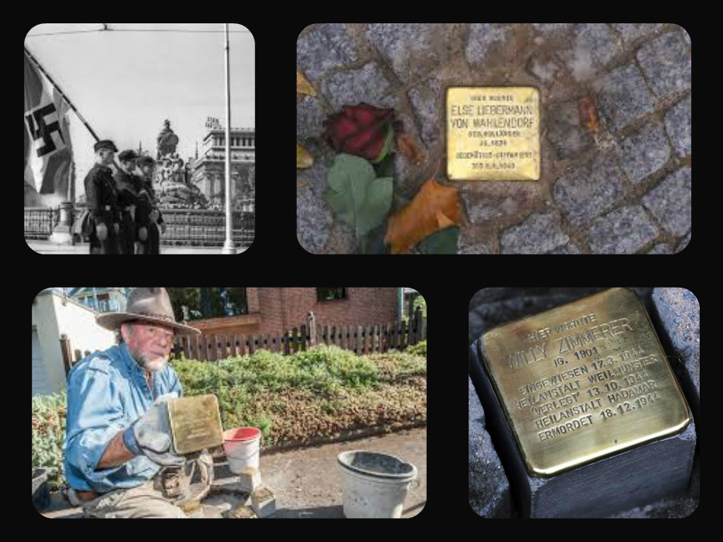 La capital de España ha decidido seguir la estela alemana (“Stolpersteine”) para honrar la memoria de sus vecinos que fueron deportados a los campos de concentración nazis, entre 1939 y 1945.