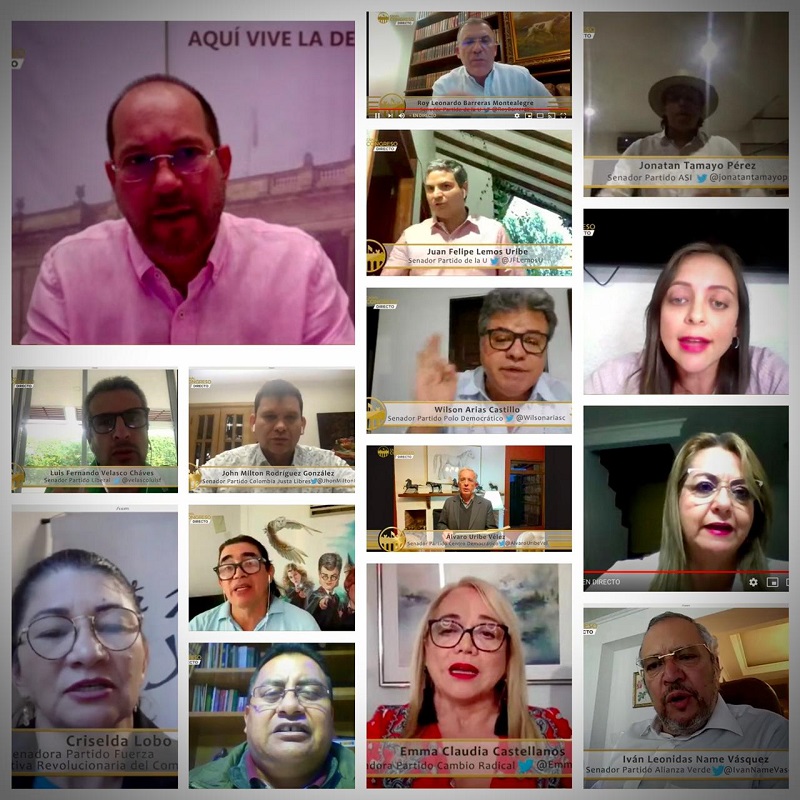 Mediante proposición aprobada por unanimidad, el Senado de la República, en plenaria virtual, le pidió al presidente Iván Duque Márquez, derogar de inmediato el Decreto 811 del 04 de junio de 2020 “que auto habilita al Gobierno Nacional para efectuar adquisiciones o enajenaciones de empresas listadas en bolsa, sin que dichos procedimientos cuenten con un control previo o siquiera discusión con el Congreso de la República y la ciudadanía en general”.