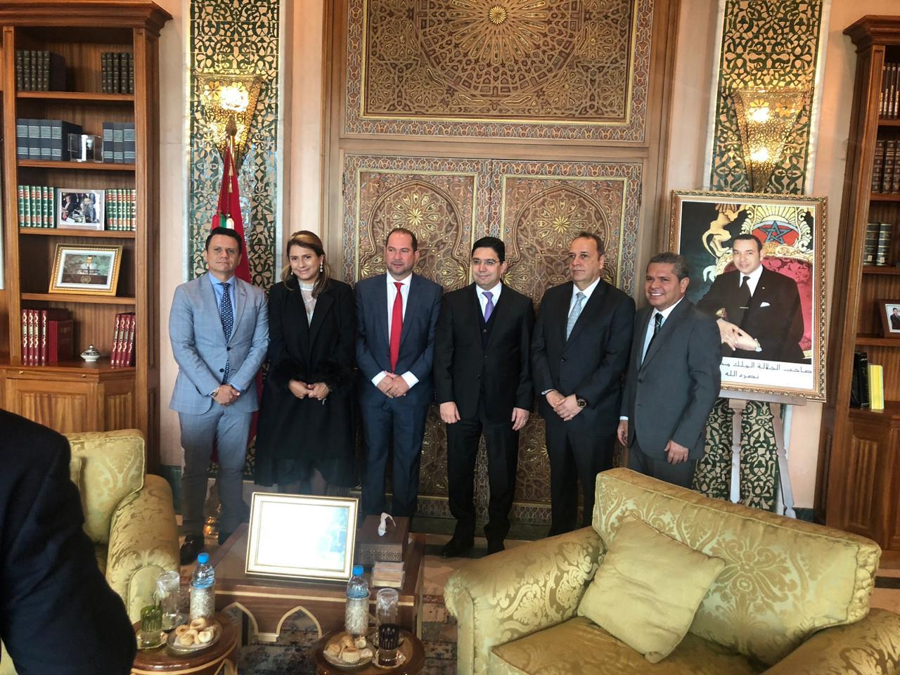En el marco de la conmemoración del cuadragésimo aniversario de las relaciones diplomáticas entre la República de Colombia y el Reino de Marruecos, los senadores y representantes de Colombia en visita oficial a ese país, destacaron los diferentes aspectos de las relaciones de cooperación que históricamente ha tenido el Estado colombiano en los aspectos políticos, económicos, cultural y comercial, con tan importante nación.
