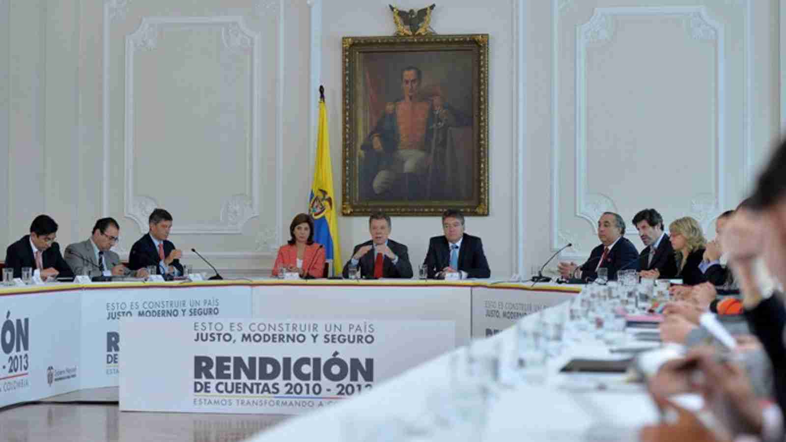 El mandatario nacional durante el IX Conversatorio de la Jurisdicciu00f3n Constitucional en Medellu00edn.
